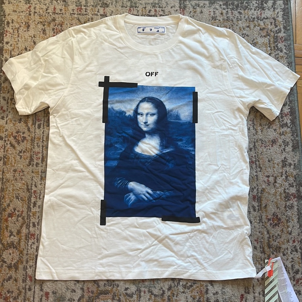 Off-White “Mona Lisa” White Tee Shirt
